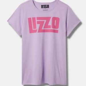 Lizzo Lavender T-Shirt with Pink Logo